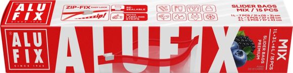 Sáčky se zipem Alufix - mix 3 velikostí Sáčky se zipem Alufix - mix 3 velikostí