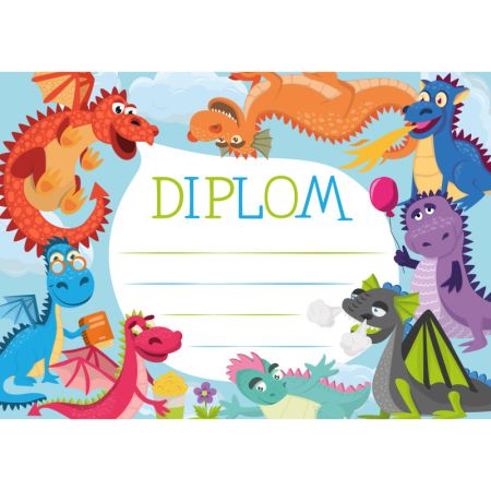Diplom A5 - Draci Diplom A5 - Draci
