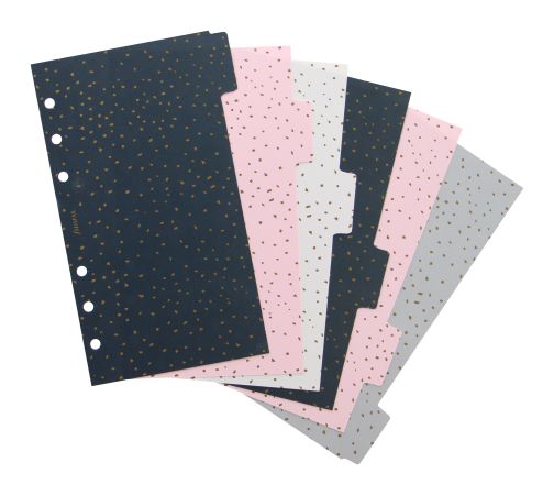 Rozřazovač Filofax Confetti - osobní / 6 záložek
