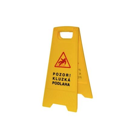 Výstražná cedule 60x30 cm POZOR KLUZKÁ PODLAHA Výstražná cedule 60x30 cm POZOR KLUZKÁ PODLAHA