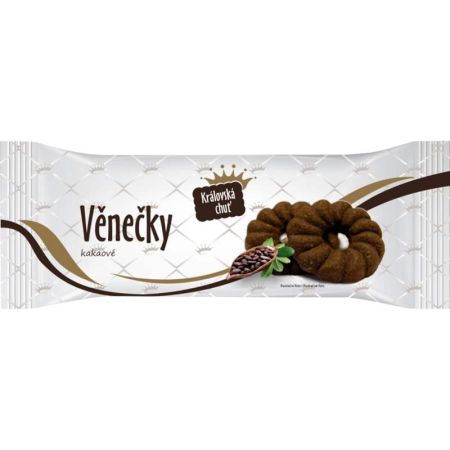 Královská chuť Věnečky - kakaové 150g