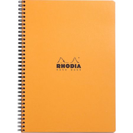 Blok kroužkový Clairefontaine Rhodia A4+ - linka / 80 listů / oranžová Blok kroužkový Clairefontaine Rhodia A4+ - linka / 80 listů / oranžová