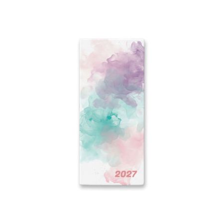 Diář kapesní PVC - měsíční / Watercolour Diář kapesní PVC - měsíční / Watercolour