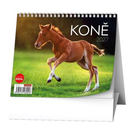 Kalendář stolní MINI - Koně / BSL8 Kalendář stolní MINI - Koně / BSL8