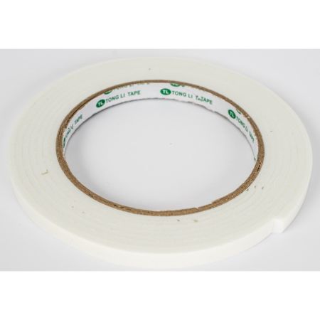 Lepicí páska oboustranná - 8 mm x 2,2 m / bílá pěnová