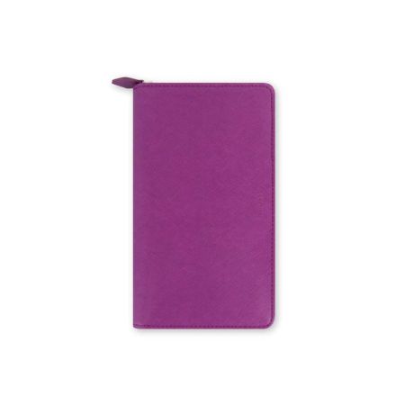 Diář Filofax Saffiano ZIP Compact - osobní / malinová Diář Filofax Saffiano ZIP Compact - osobní / malinová