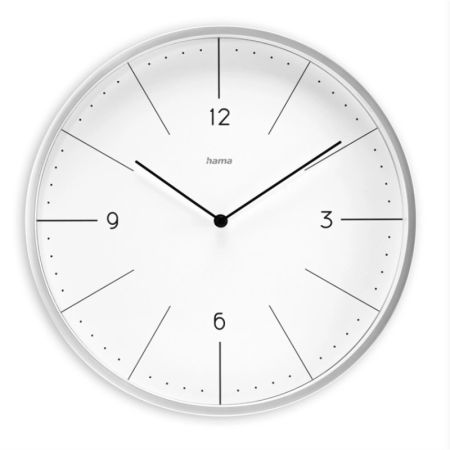 Nástěnné hodiny Hama Sardinia - šedá