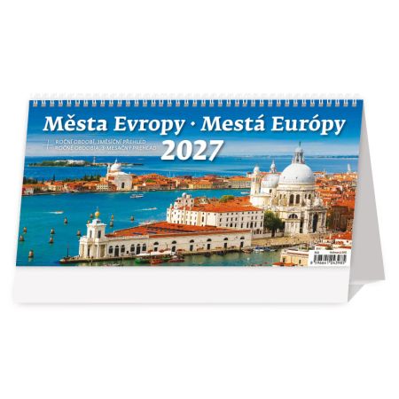 Kalendář stolní - Města Evropy / S54 Kalendář stolní - Města Evropy / S54