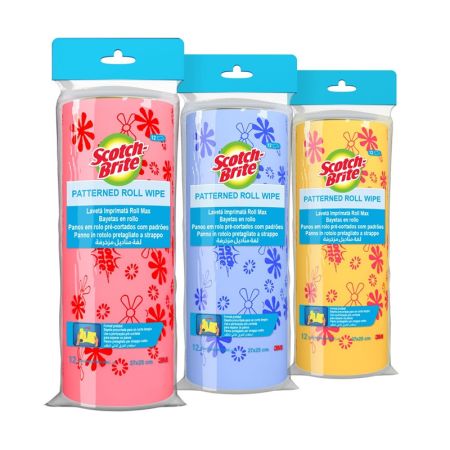 Utěrky čisticí v roli Scotch-Brite - mix barev Utěrky čisticí v roli Scotch-Brite - mix barev