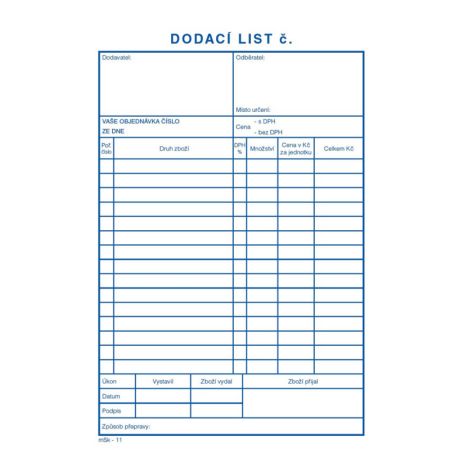 MSK 7400011 dodací listy 100 listů NCR A5 MSK 7400011 dodací listy 100 listů NCR A5