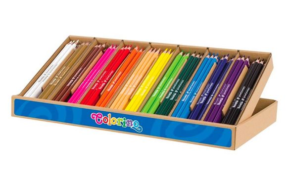 Pastelky Colorino trojhranné BIG Pack / 168 ks / 12 x 14 barev