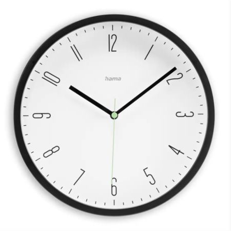Nástěnné hodiny Hama Capri - černá