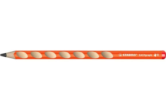 Tužka STABILO® EASYgraph - HB / pro praváky / oranžová