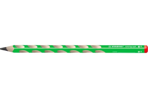 Tužka STABILO® EASYgraph - HB / pro praváky / zelená