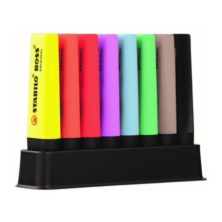 Zvýrazňovač STABILO® BOSS® ORIGINAL - sada 8 ks Zvýrazňovač STABILO® BOSS® ORIGINAL - sada 8 ks