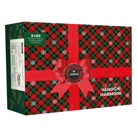 Dárková sada LEROS - Čaje pro vánoční harmonii / 2 x 20 ks