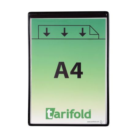 Kapsy magnetické Tarifold - černé / na výšku / 5 ks Kapsy magnetické Tarifold - černé / na výšku / 5 ks