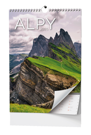 Kalendář nástěnný Alpy / BNF8