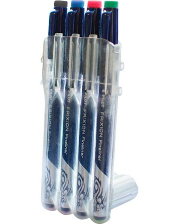 Liner Pilot FriXion Fineliner - sada 4 ks / základní barvy