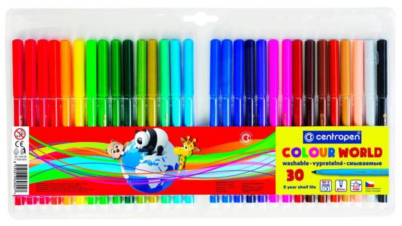 Popisovače Centropen 7550/30 - sada 30 ks