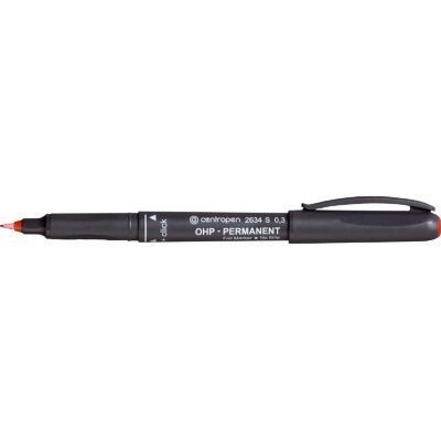 Popisovač Centropen Permanent OHP 2634 / červená