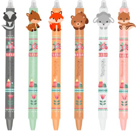 Roller Colorino mazací - Lištičky / modrá náplň