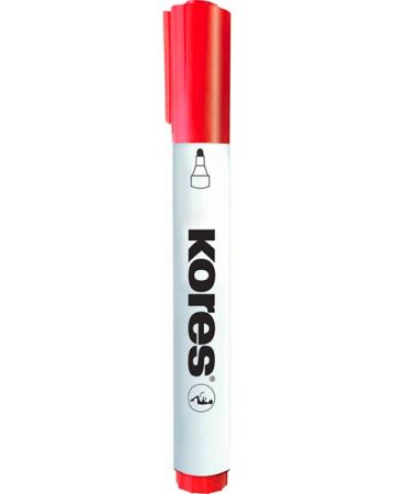 Popisovač Kores K-Marker Whiteboard - červená / kulatý hrot