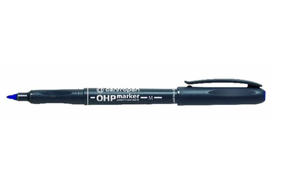 Popisovač Centropen Permanent OHP 2637 / modrá