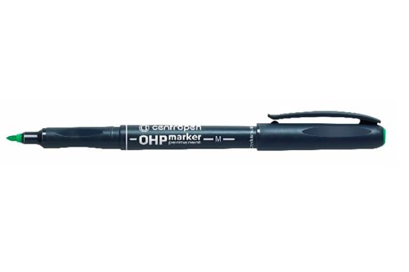 Popisovač Centropen Permanent OHP 2637 / zelená