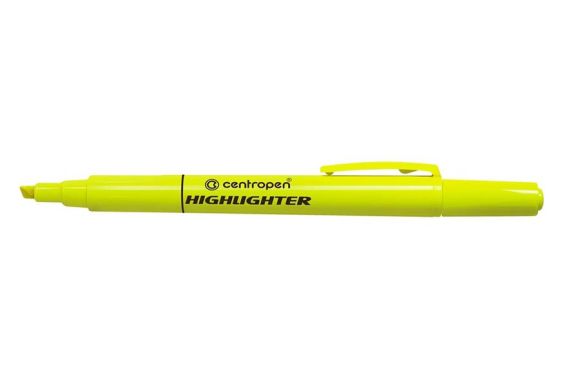 Zvýrazňovač Centropen HIGHLIGHTER 8722 - žlutá