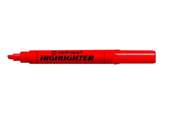 Zvýrazňovač Centropen HIGHLIGHTER 8552 / červená