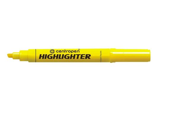 Zvýrazňovač Centropen HIGHLIGHTER 8552 - žlutá