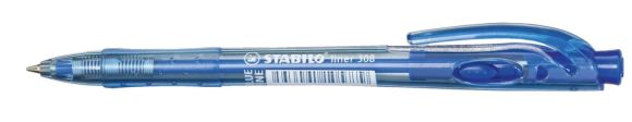 Kuličkové pero STABILO Liner 308 - modrá