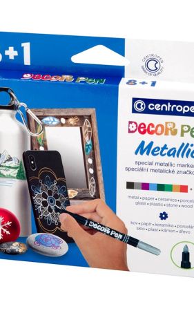 Popisovač Centropen DECOR PEN Metallic 2737 / 8+1