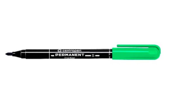 Popisovač Centropen Permanent 2836 B / zelená