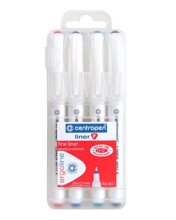 Liner Centropen 4611 F / sada 4 ks