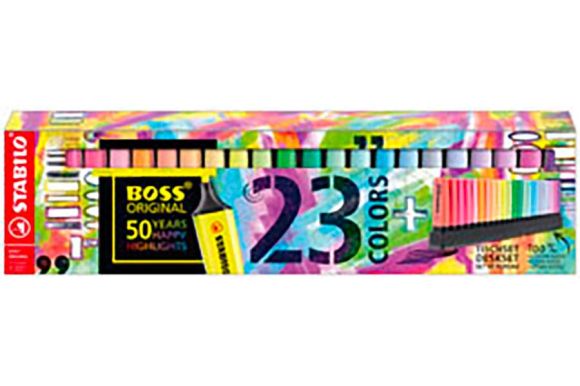 Zvýrazňovač STABILO® BOSS ORIGINAL / sada 23 ks