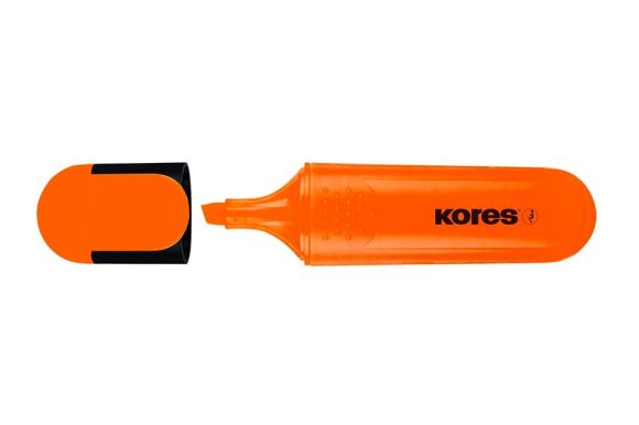 Zvýrazňovač Kores Bright Liner / oranžová
