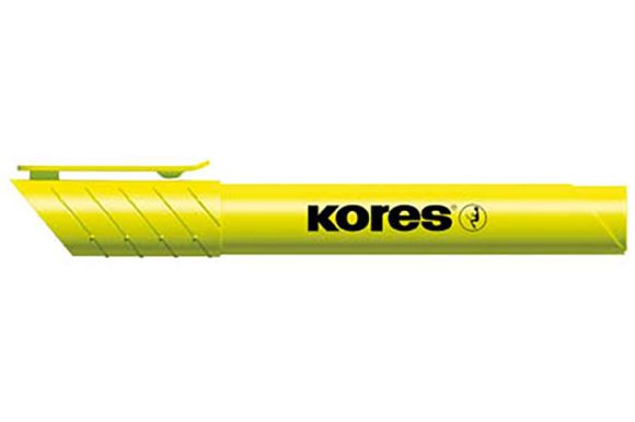 Zvýrazňovač Kores High Liner PLUS / žlutá