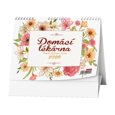 Kalendář stolní obrázkový Domácí lékárna / BSE8