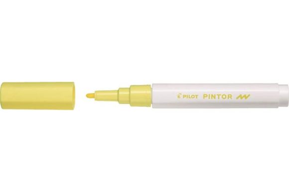 Popisovač Pilot Pintor F / pastelově žlutá