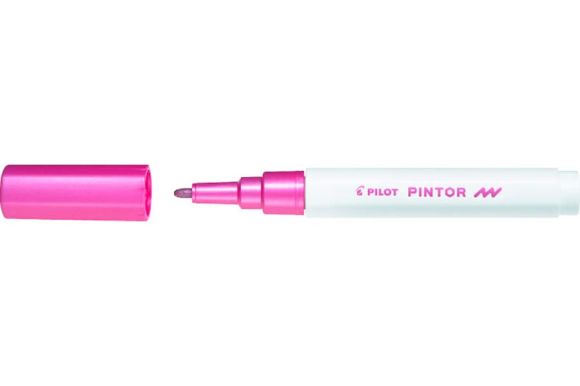 Popisovač Pilot Pintor F / metalická růžová
