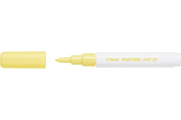 Popisovač Pilot Pintor EF / pastelově žlutá