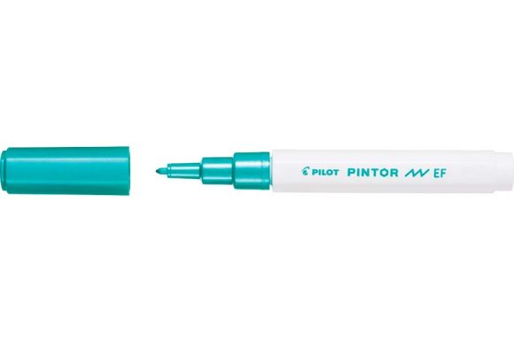 Popisovač Pilot Pintor EF / metalická zelená