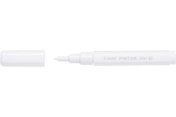 Popisovač Pilot Pintor EF / bílá