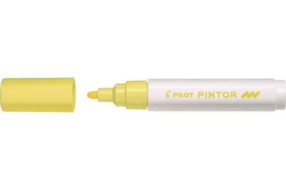 Popisovač Pilot Pintor M / pastelově žlutá