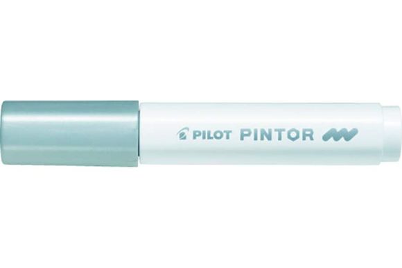 Popisovač Pilot Pintor M / stříbrná
