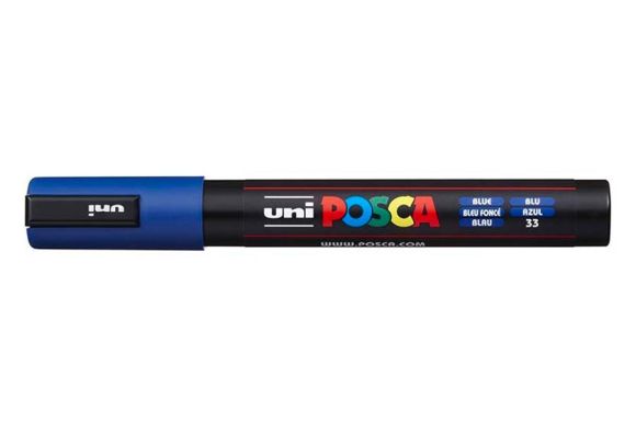 Posca popisovač / 2,5 mm - modrá