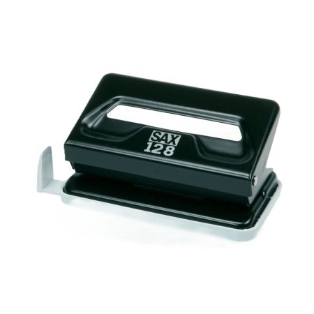 Kancelářský děrovač SAX 128 / černá - 12 listů Kancelářský děrovač SAX 128 / černá - 12 listů