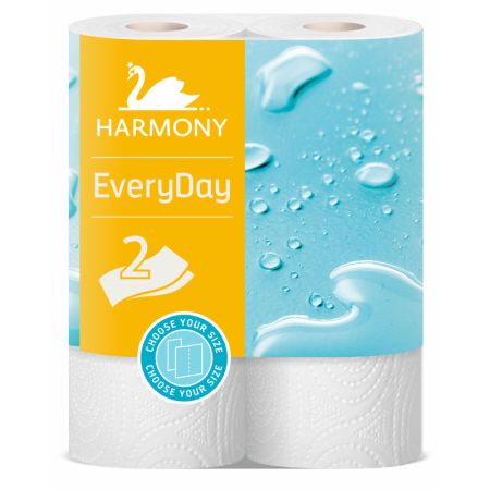 Harmony papírové utěrky v roli Professional s potiskem 2-vrstvé 2ks